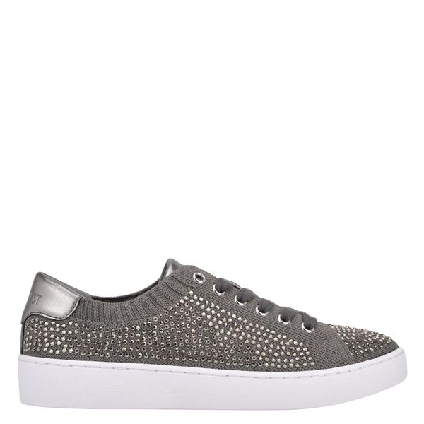 Nine West Abbie Casual Grey Sneakers | South Africa 81E82-7K96